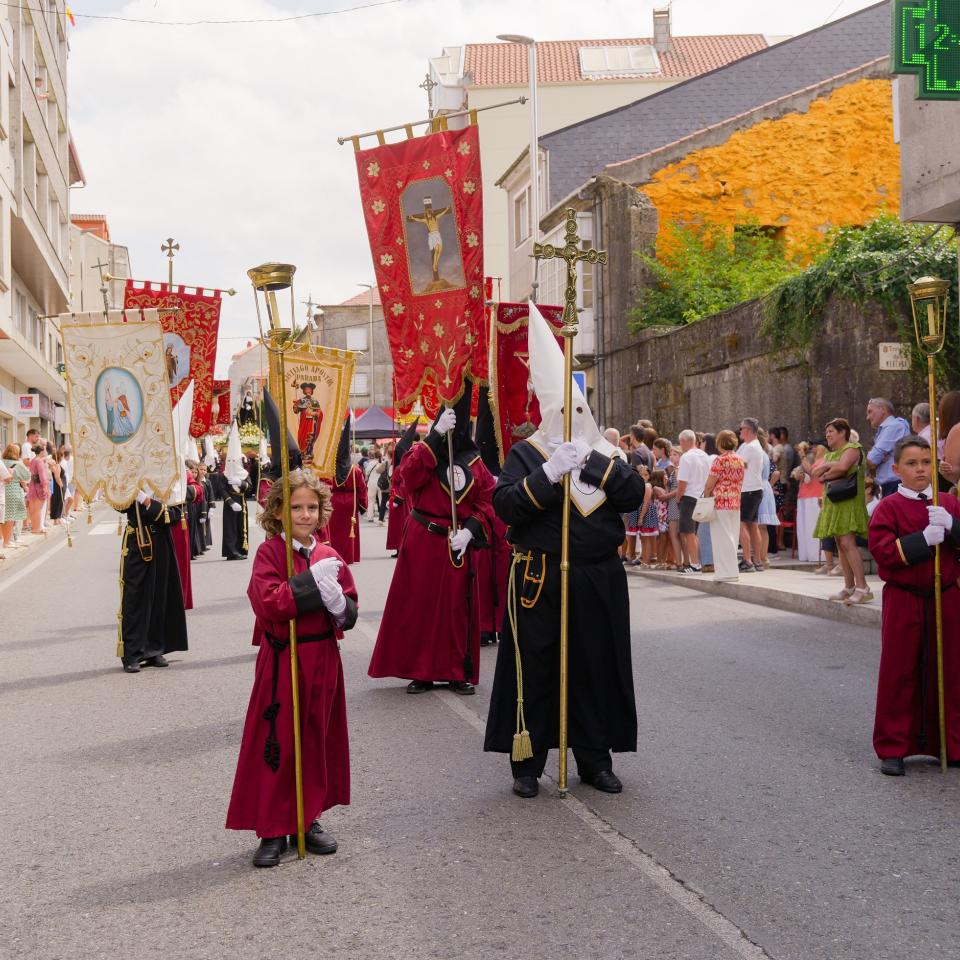 A Caniza celebra a festividade do Santísimo Cristo da Agonía