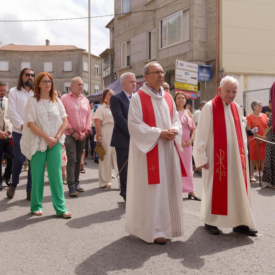 A Caniza celebra a festividade do Santísimo Cristo da Agonía