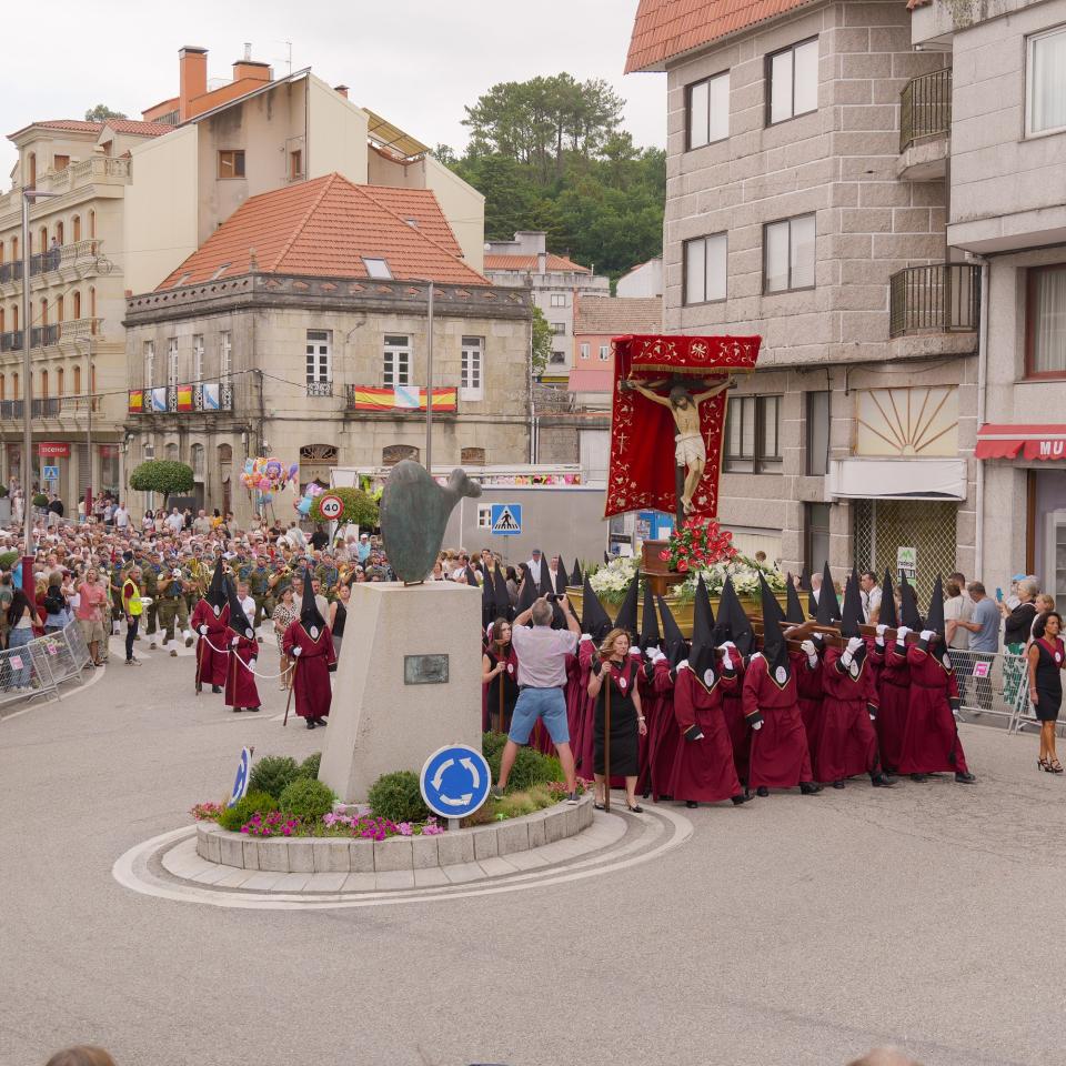A Caniza celebra a festividade do Santísimo Cristo da Agonía