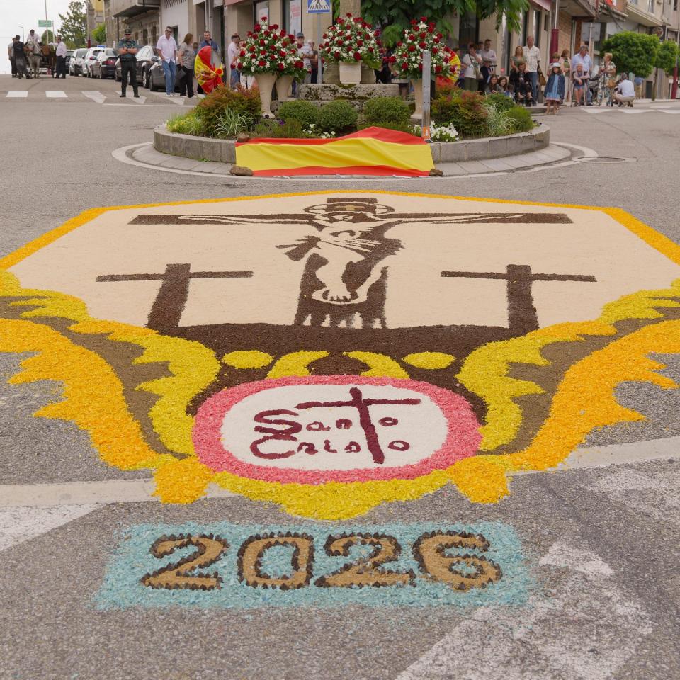 A Caniza celebra a festividade do Santísimo Cristo da Agonía