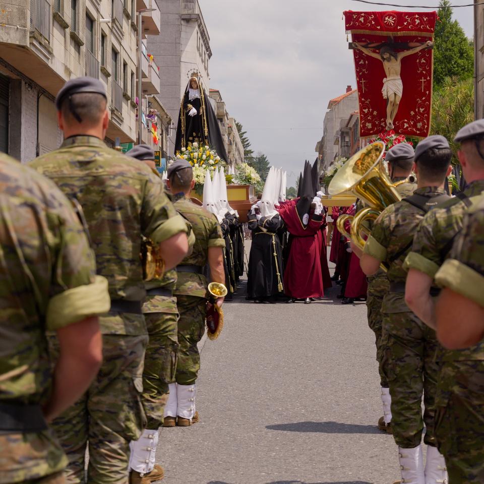 A Caniza celebra a festividade do Santísimo Cristo da Agonía