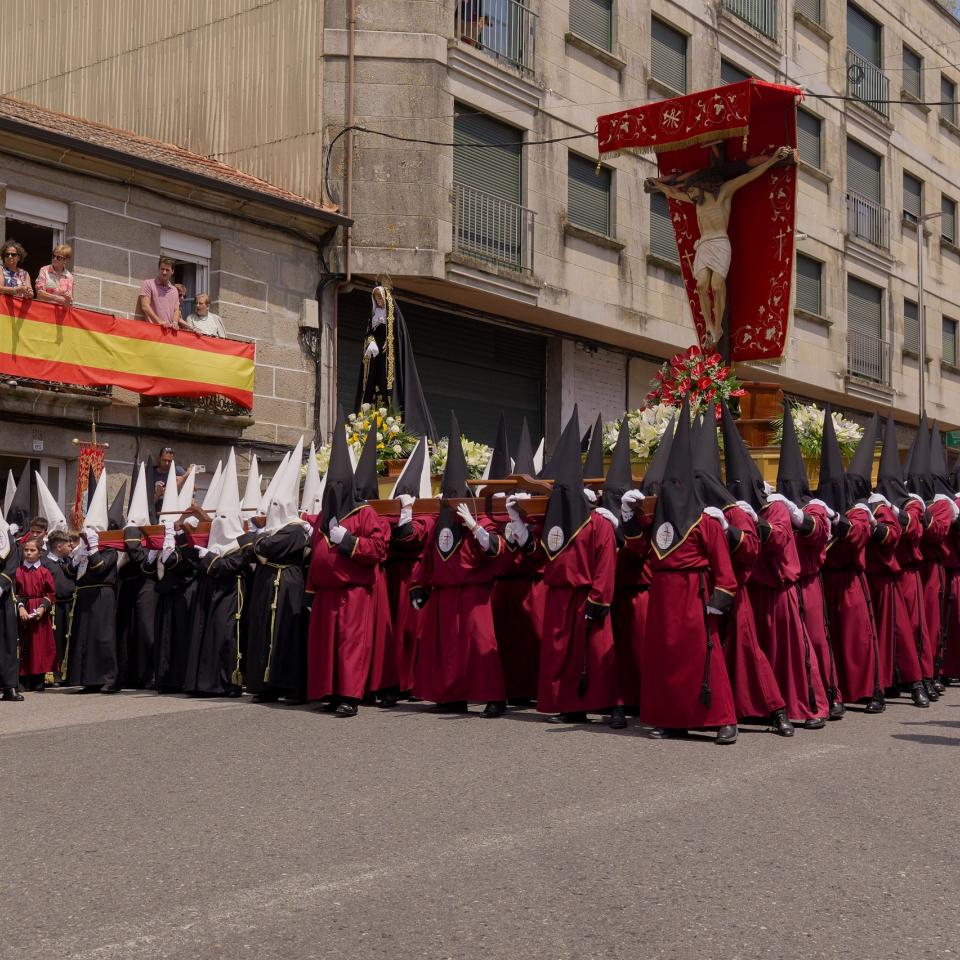 A Caniza celebra a festividade do Santísimo Cristo da Agonía