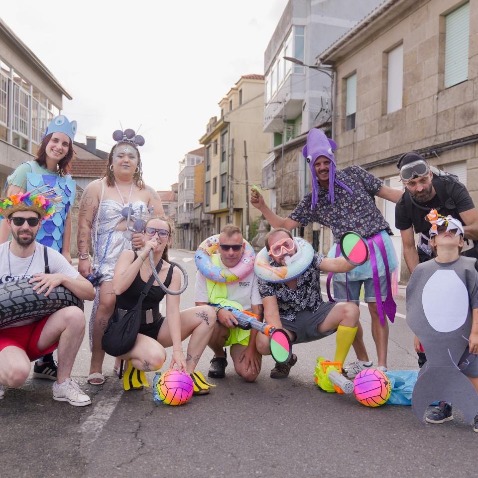 o «Entroido» da Caniza consolídase como unha das grandes citas festivas do verán