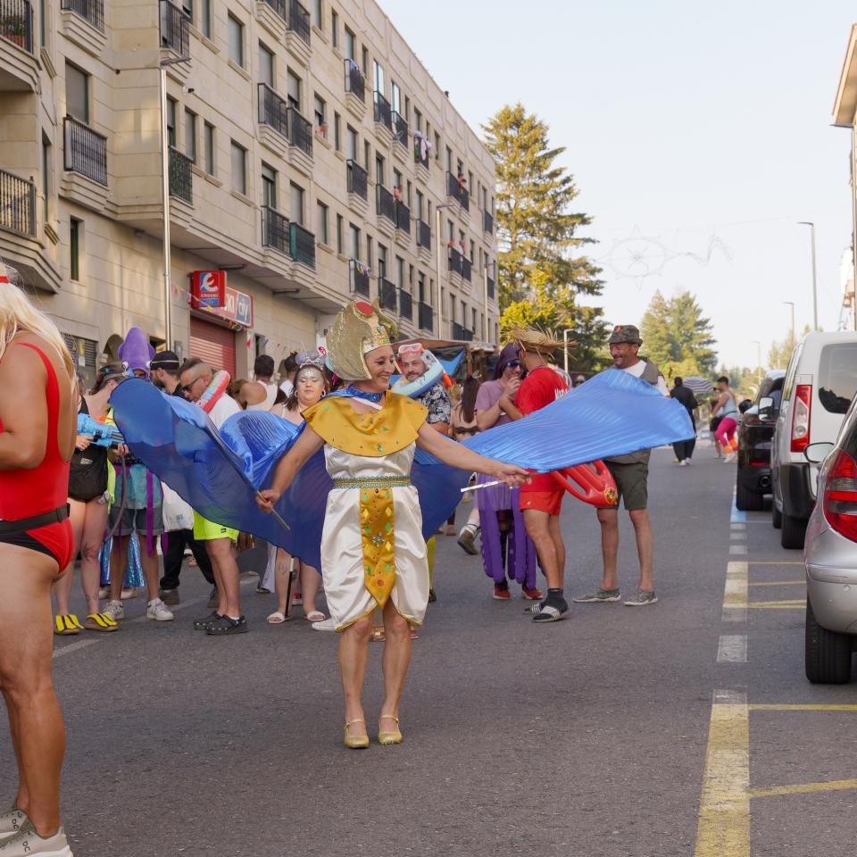 o «Entroido» da Caniza consolídase como unha das grandes citas festivas do verán