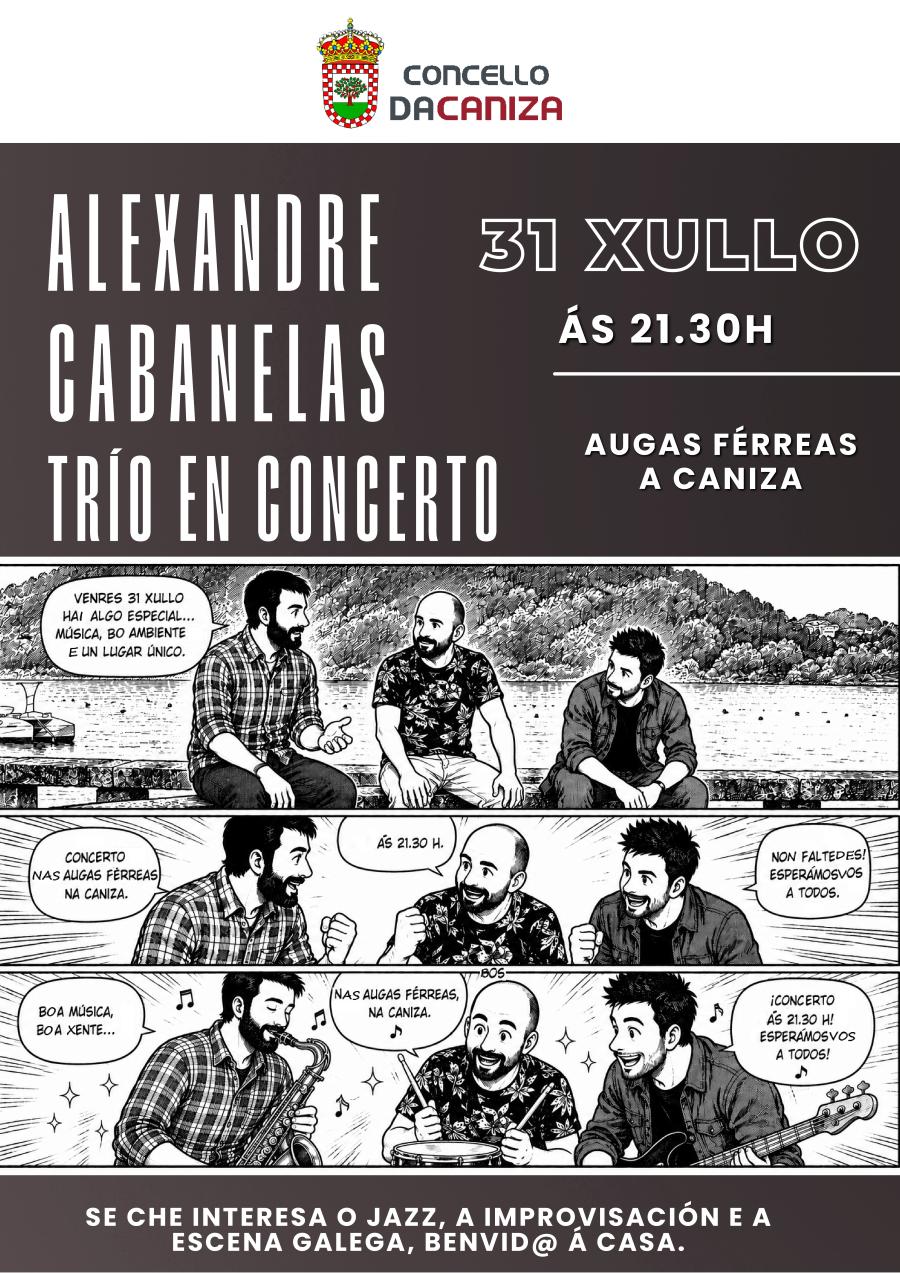 Concerto « Alexandre Cabanelas Trío»