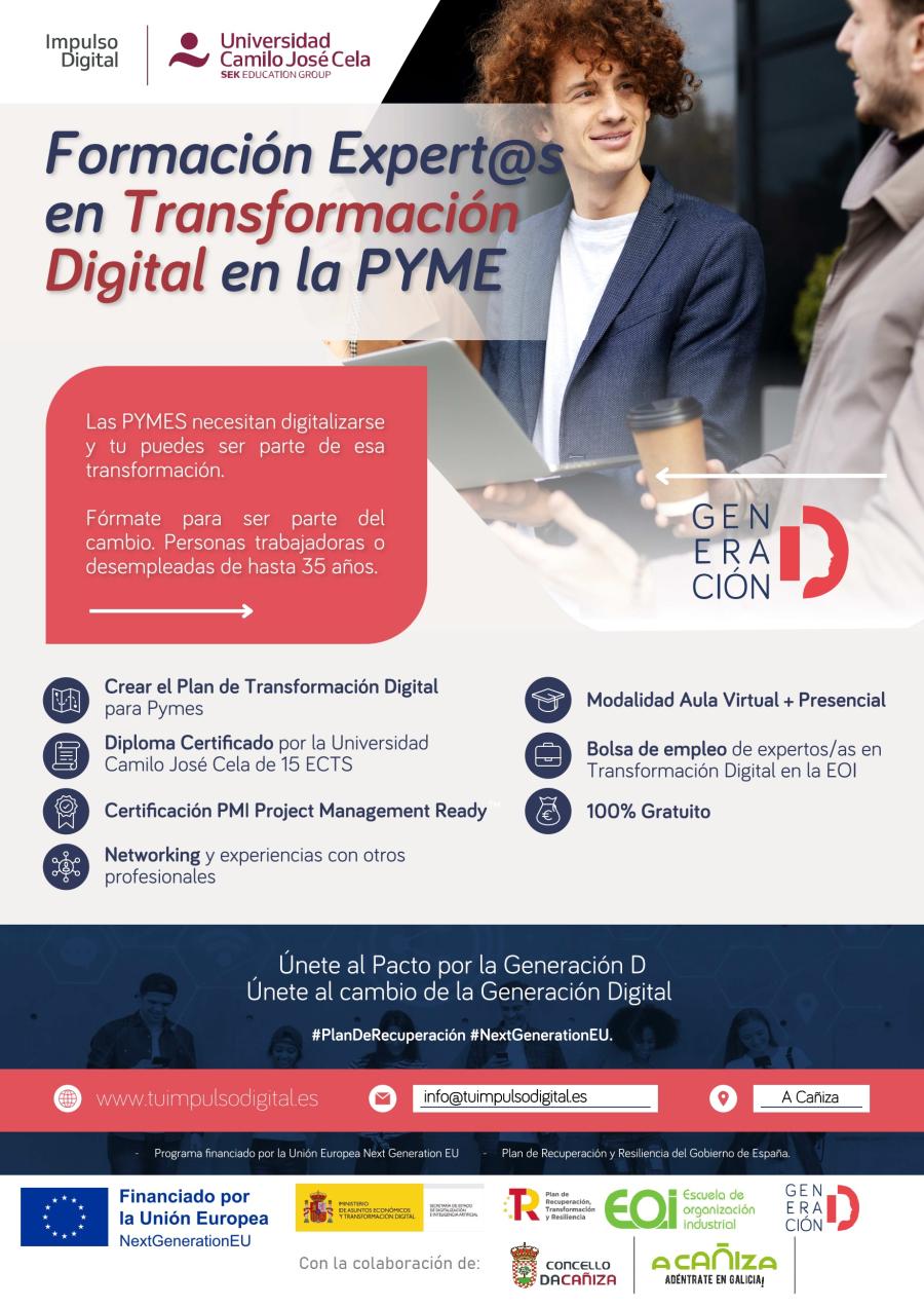 Formación Expert@s en transformación dixital para PYMES