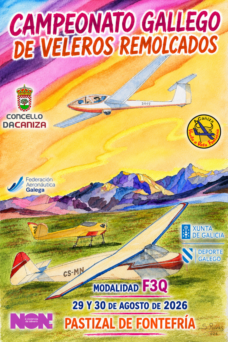 Campionato galego de aeromodelismo na categoría «F3Q» de veleros remolcados  