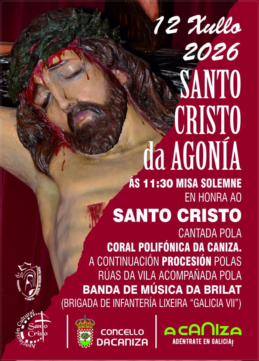 Festa do Santísimo Cristo da Agonía. A Caniza  2026