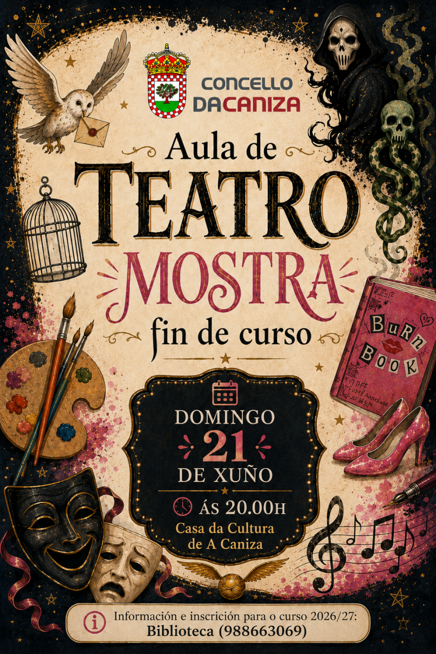 Mostra de Fin de Curso da Aula de Teatro - Curso 2026