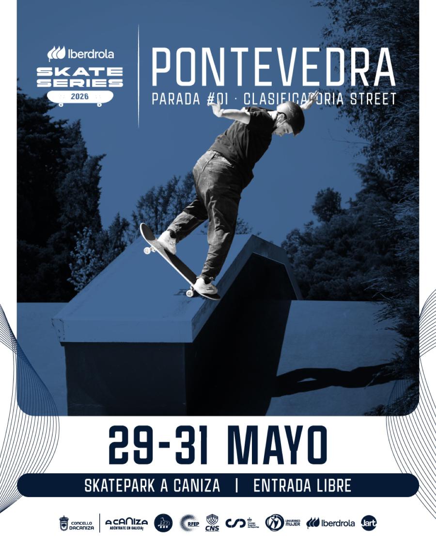 A Caniza acolle a primeira parada das Iberdrola Skate Series 2026