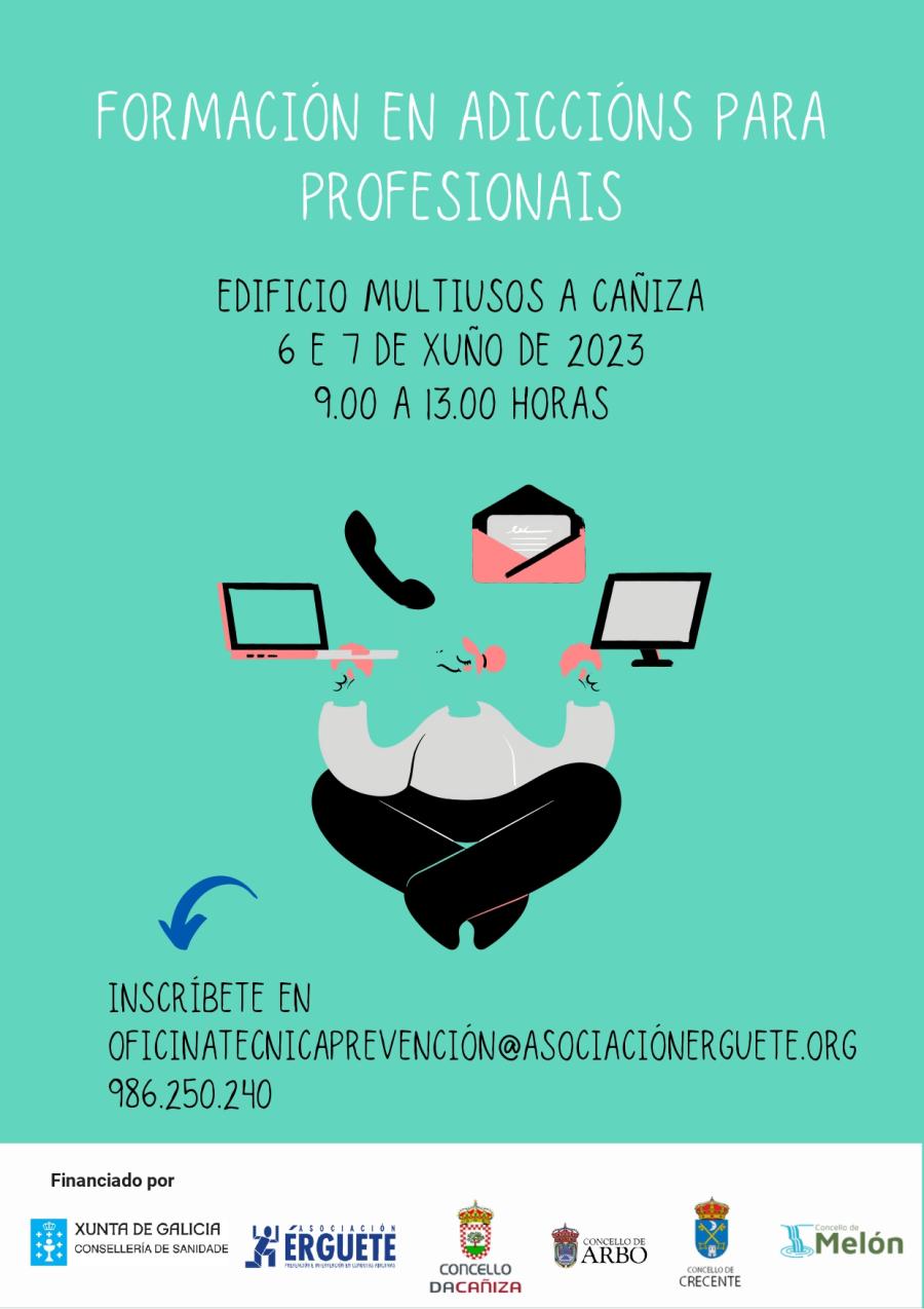Curso de FORMACIÓN EN ADICCIÓNS para profesionais
