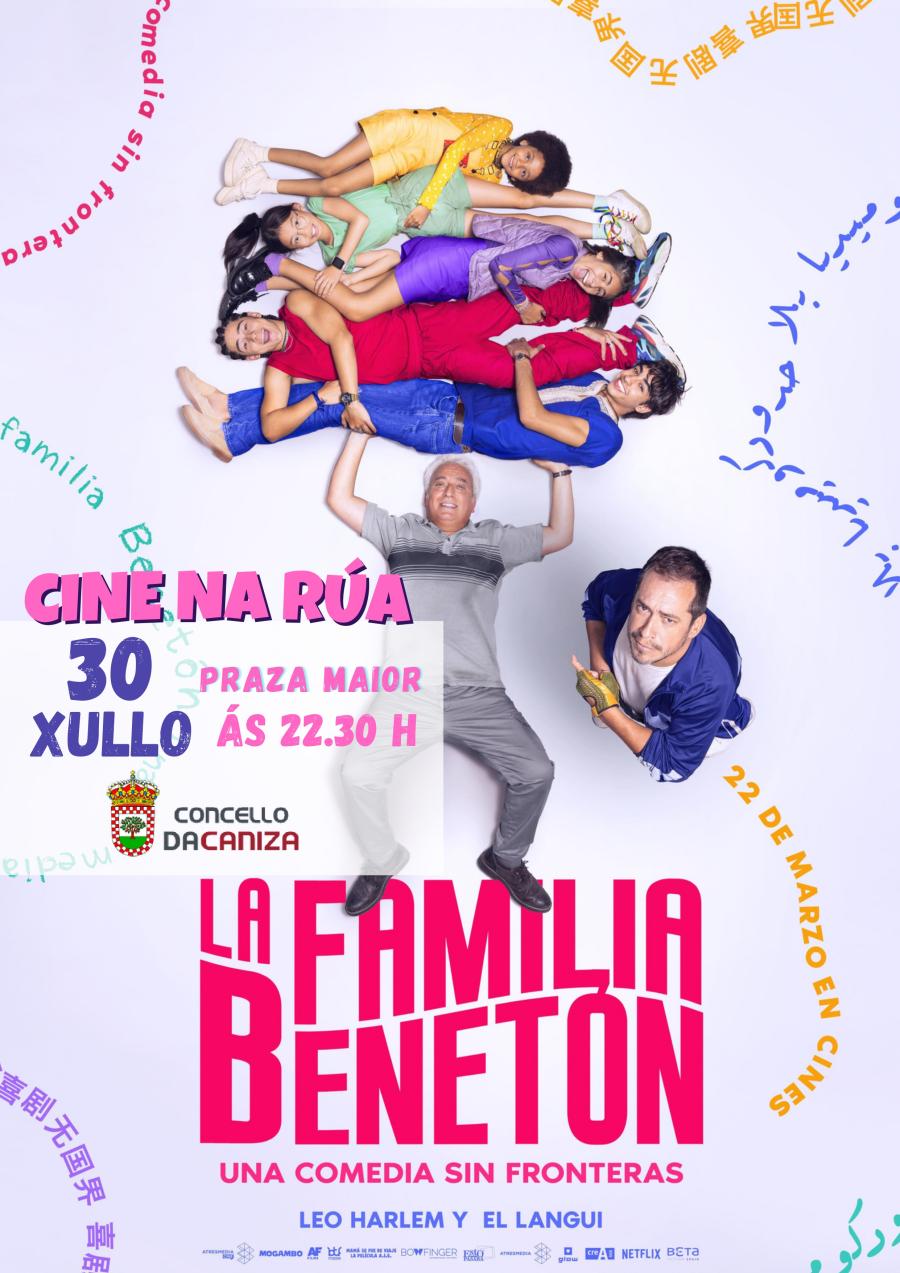 Proxección da película A Familia Benetón no ciclo "Cine na Rúa"
