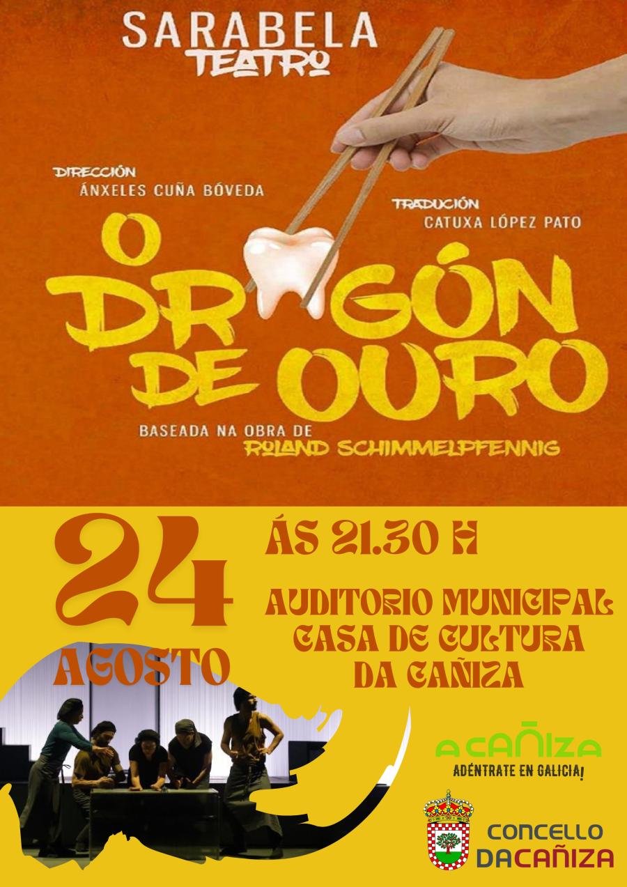 Teatro. Representación da obra «O Dragón de Ouro» da compañía Sarabela Teatro