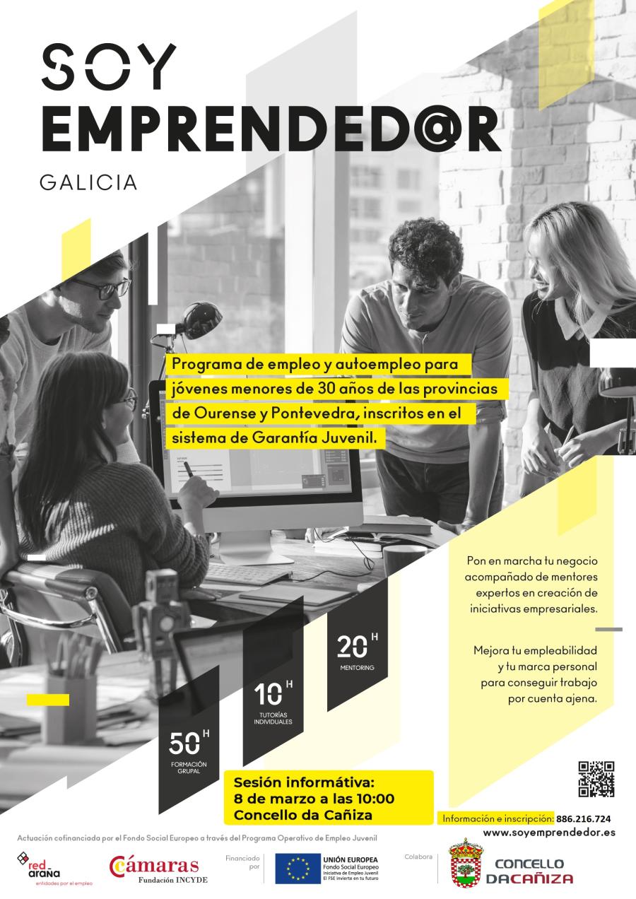 Curso de EMPRENDEDOR GALICIA. 8 de marzo de 2023