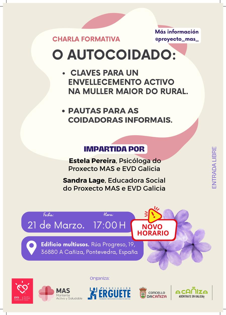 Charla sobre o «AUTOCOIDADO»